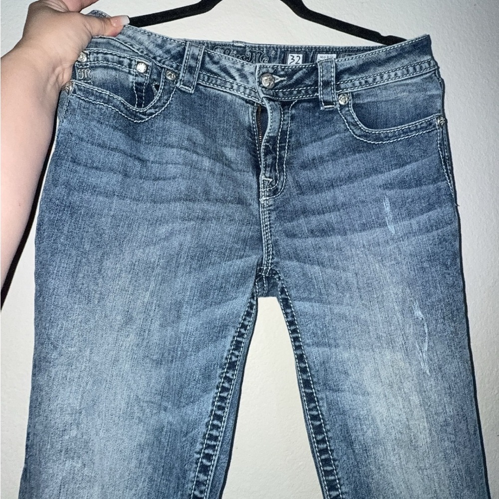 Miss Me Faded Blue Boot Cut Jeans